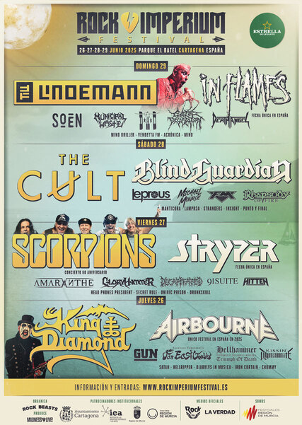 Rock Imperium Festival 2025: Un cartel épico en Cartagena