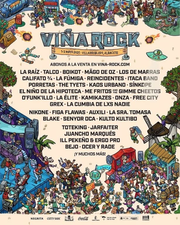 Viña Rock Tres Días de Música, Fiesta y Diversión en Villarrobledo