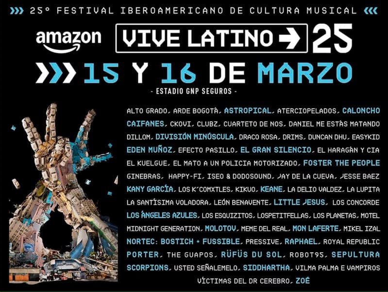 Vive el arte de la musica Iberoamericana en el El Vive Latino 2025