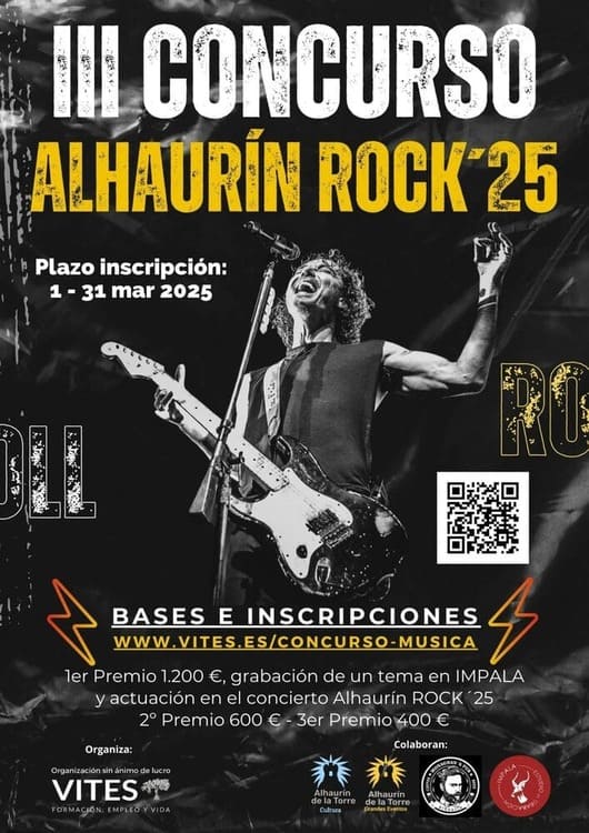 Concurso de bandas: III Concurso Alhaurin Rock 2025