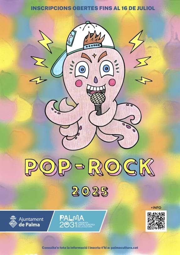Palma lanza la convocatoria Pop-Rock 2025 para descubrir talento local