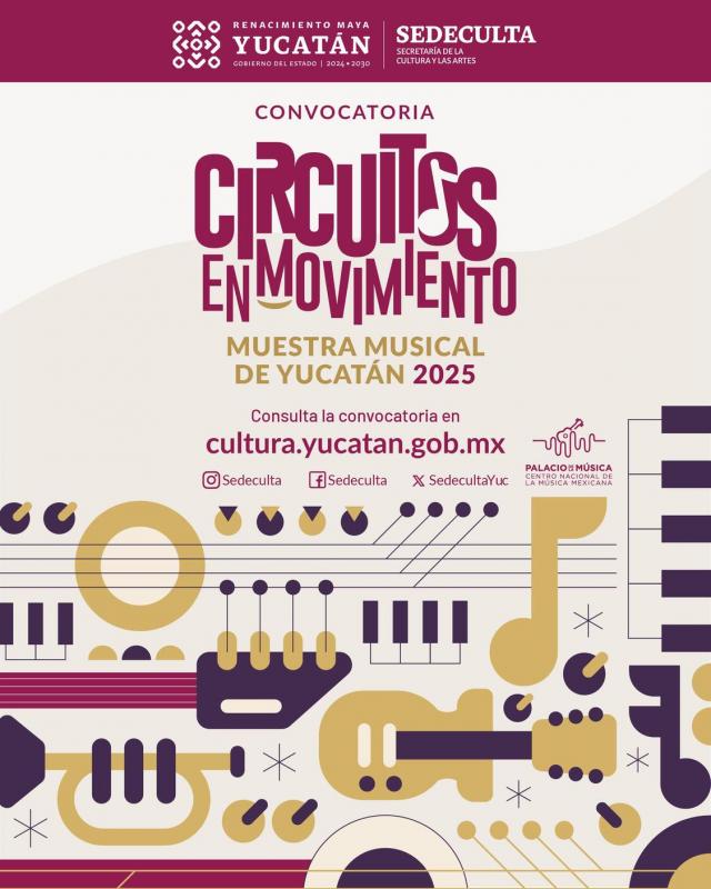 Circuitos en Movimiento 2025 impulsa la música hecha en Yucatán