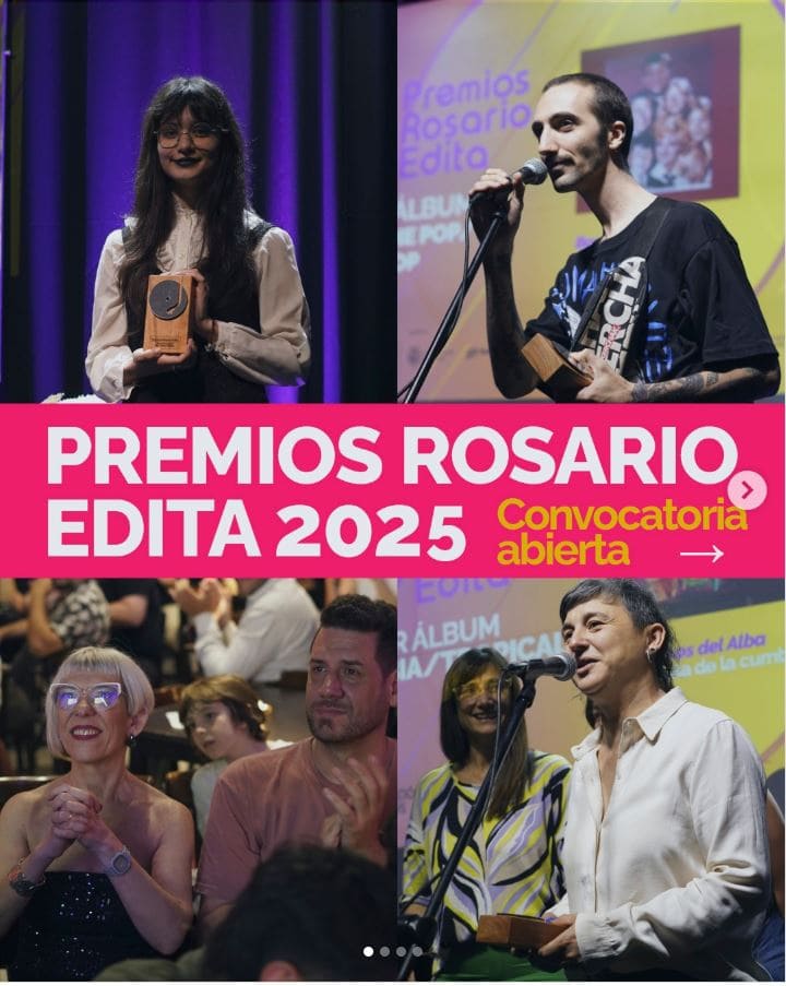 Premios Rosario Edita 2025: visibilizando el talento local