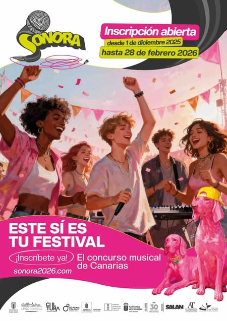 Sonora Las Palmas 2026: convocatoria clave para artistas residentes en Canarias